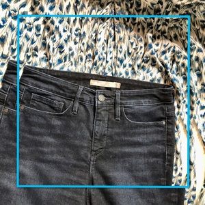 ATHLETA WOMENS SCULPTEX DARK WASH DENIM JEANS 6